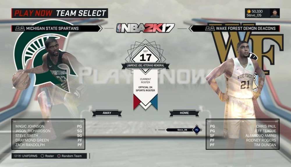 NBA 2K17': How To Download All-Time College Teams