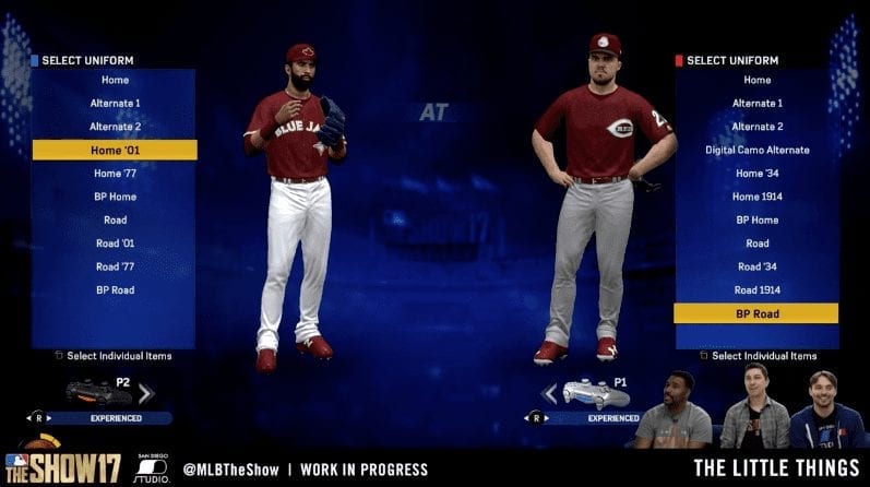 Top 10 Uniforms in MLB The Show 17 