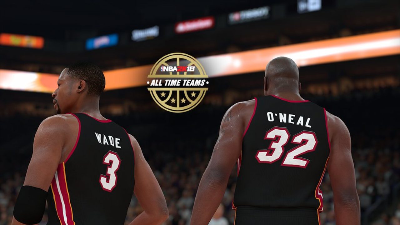 Wade And Shaq Revealed For Nba 2k18 All Time Heat Team Who