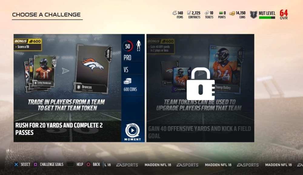 New G.O.A.T Upgrades for MUT - Madden 18