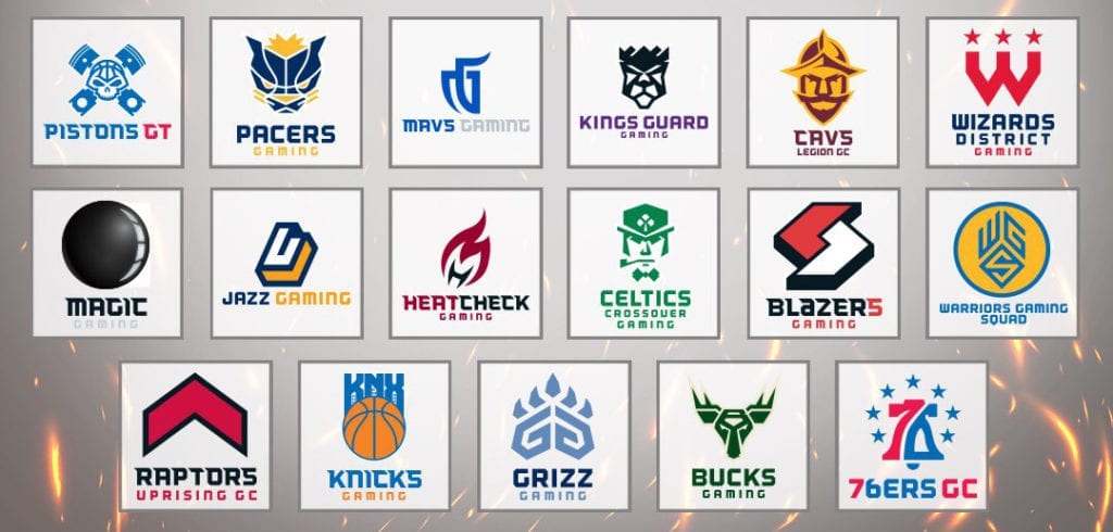 NBA 2K' league: Team logos for each team 
