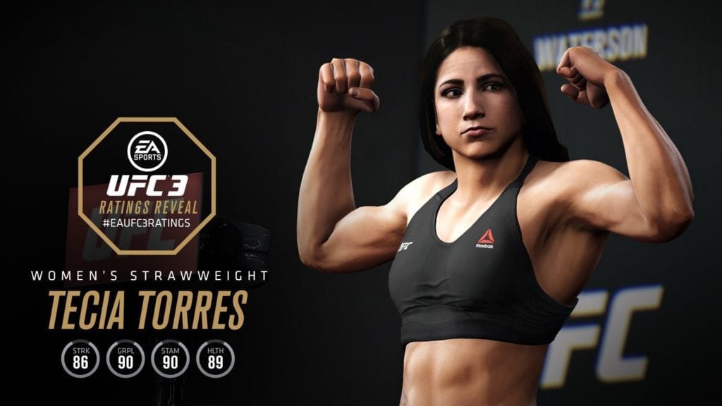 EA Sports UFC 3 Roster, Ratings & Screenshots - Women's ...