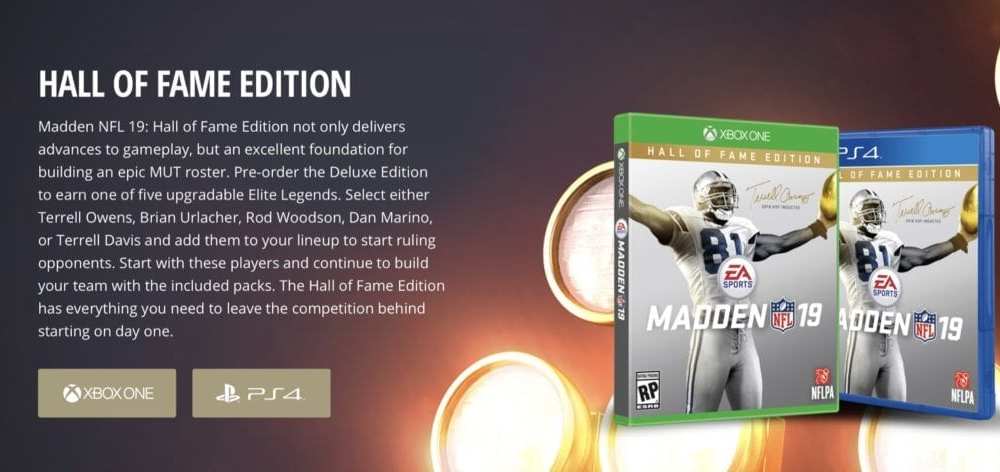 Terrell Owens featured on Madden NFL 19: Hall of Fame Edition cover  as  a Cowboy - Bleeding Green Nation