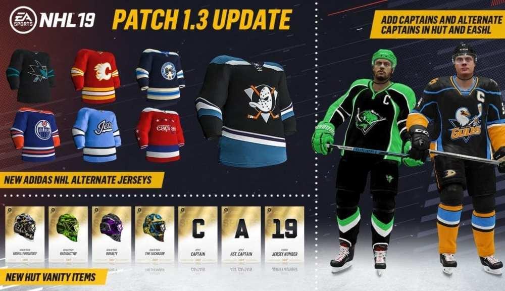 NHL 21 Patch 1.3 Available Today, Includes Reverse Retro Uniforms & Much  More - Patch Notes - Operation Sports