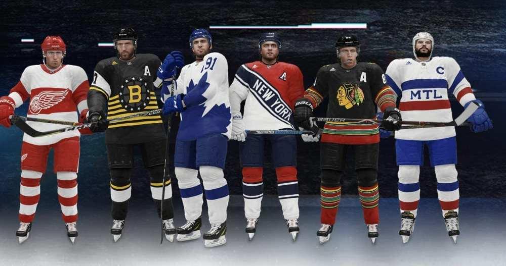 adidas & EA SPORTS™ unveil all-new Digital 6 Jerseys for Hockey's Original  six teams in NHL® 19