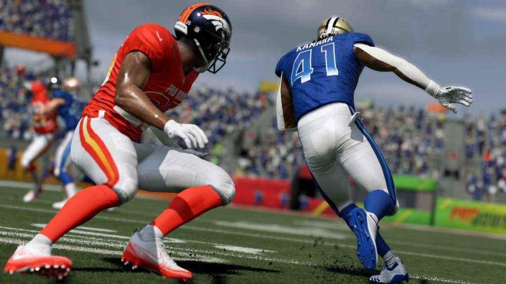 Madden NFL 20 Screenshots Pro Bowl Players Have Their Team Helmets