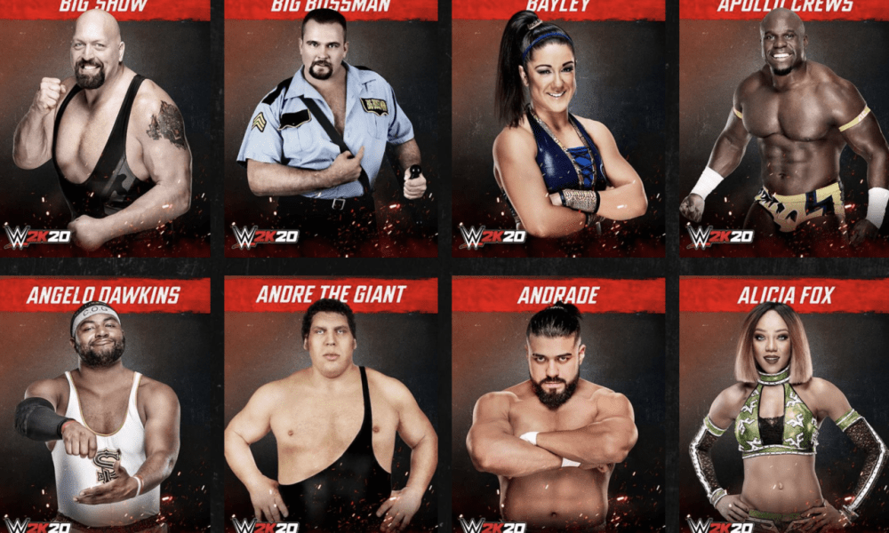 WWE 2K20 Full Roster Revealed Operation Sports