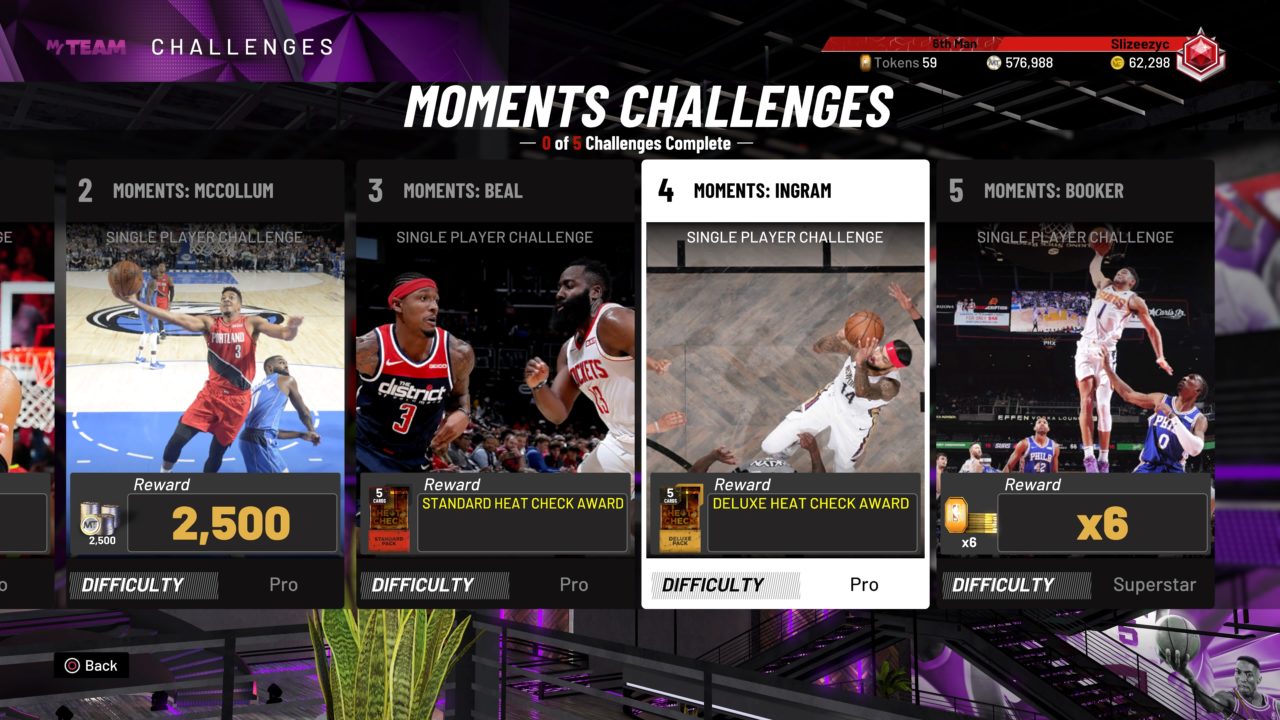 NBA 2K21 MyTEAM Moments Challenge :: NBA 2K20 Events & Announcements