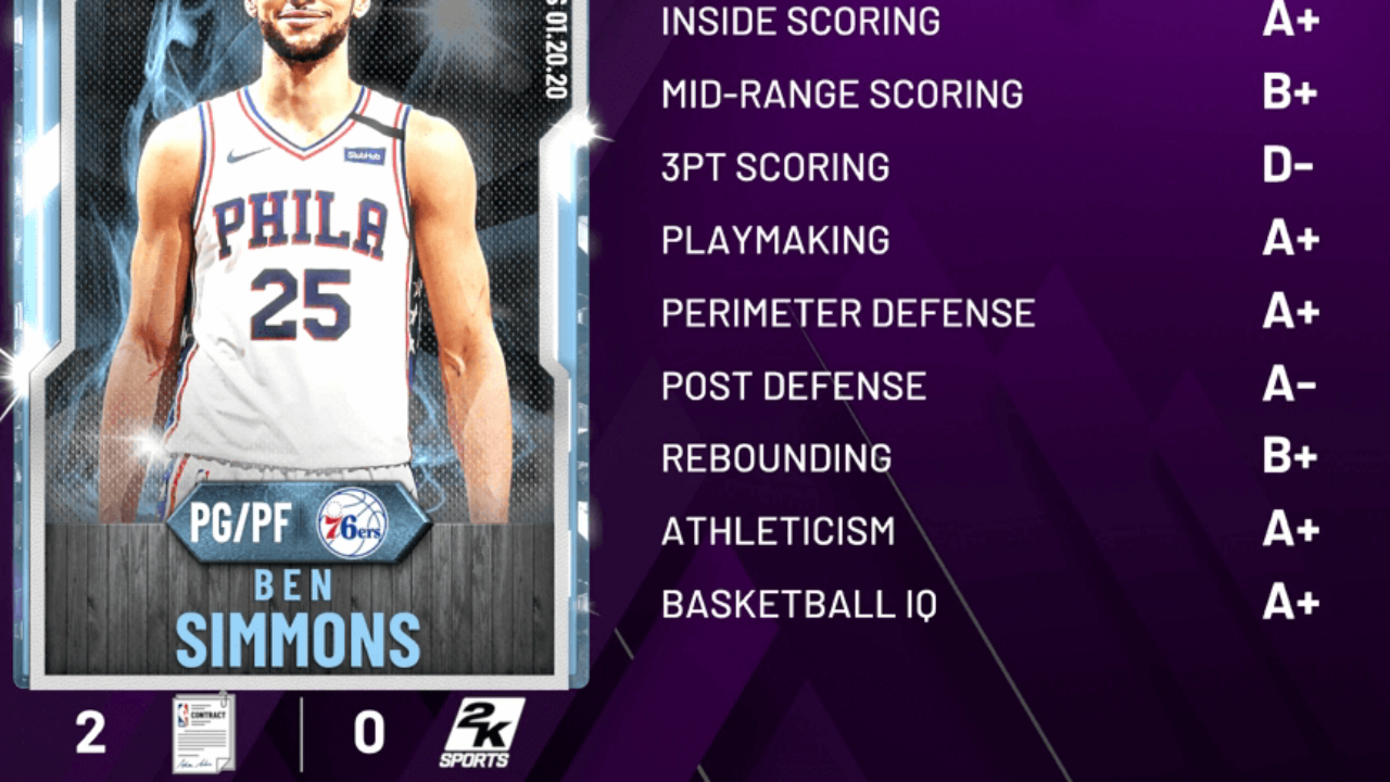 Diamond Ben Simmons Review Nba 2k20 Myteam