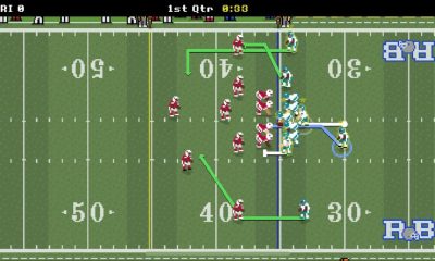 New feature! exhibition mode, including pass n' play in #retrobowl now