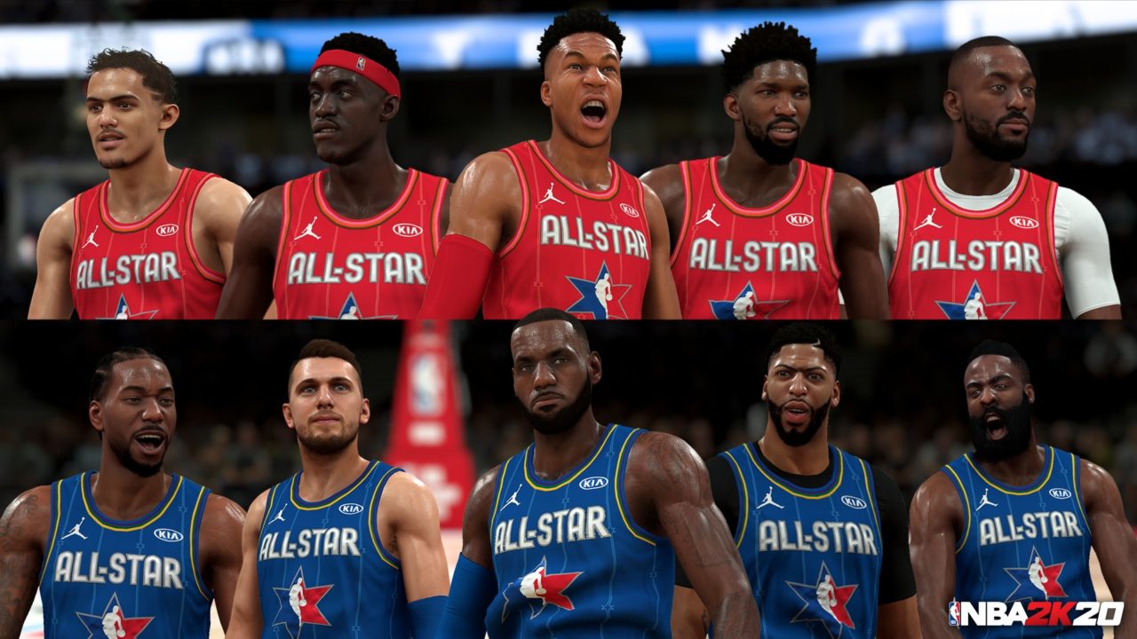 NBA 2K20 All-Star Rosters and Court Updated, Jersey Numbers Updated in Honor of Kobe and Gigi ...