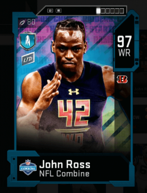 NFL Combine Part II LTD John Ross : r/MaddenUltimateTeam