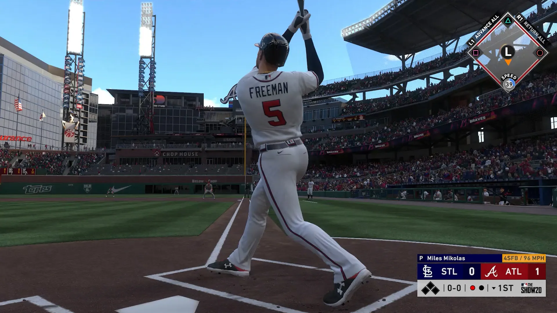 Braves Home Run Swings: MLB The Show 20 Vs. Real Life