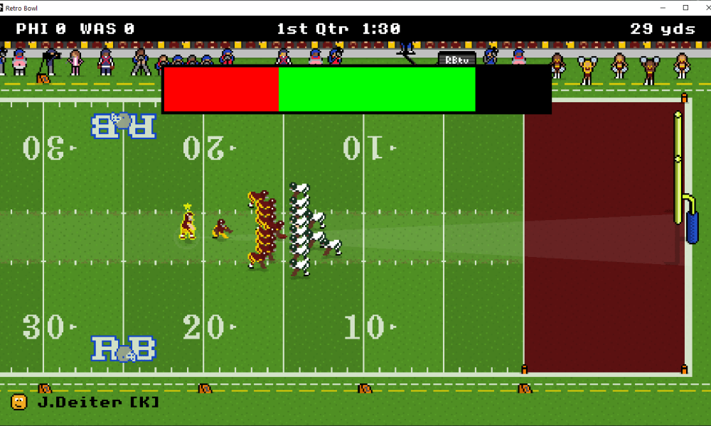 Retro Bowl Update Adjusts Running Physics, Improves AI, Adds End Zone