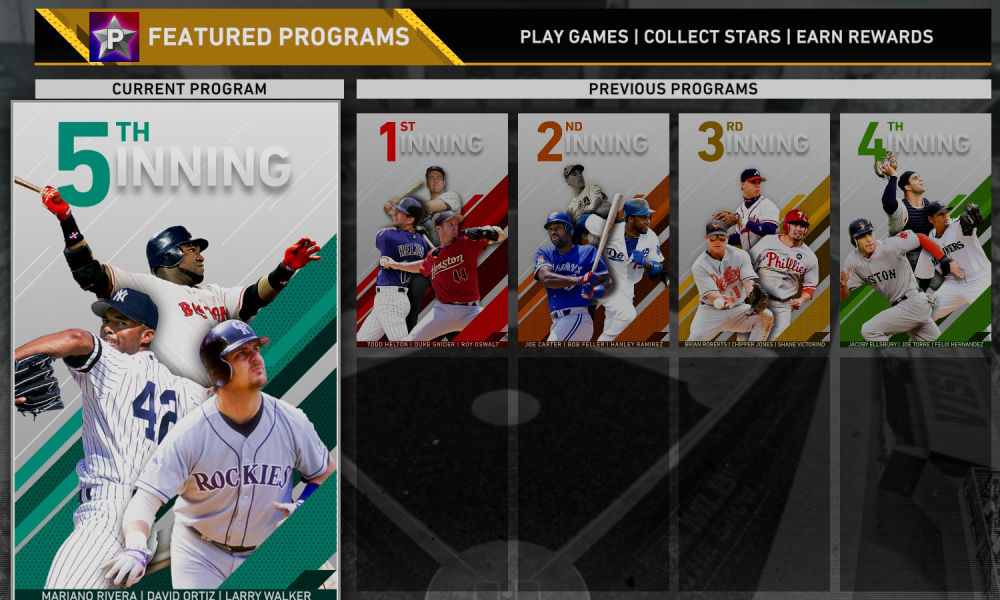 9th Inning Program Guide - MLB The Show 20 - Diamond Dynasty