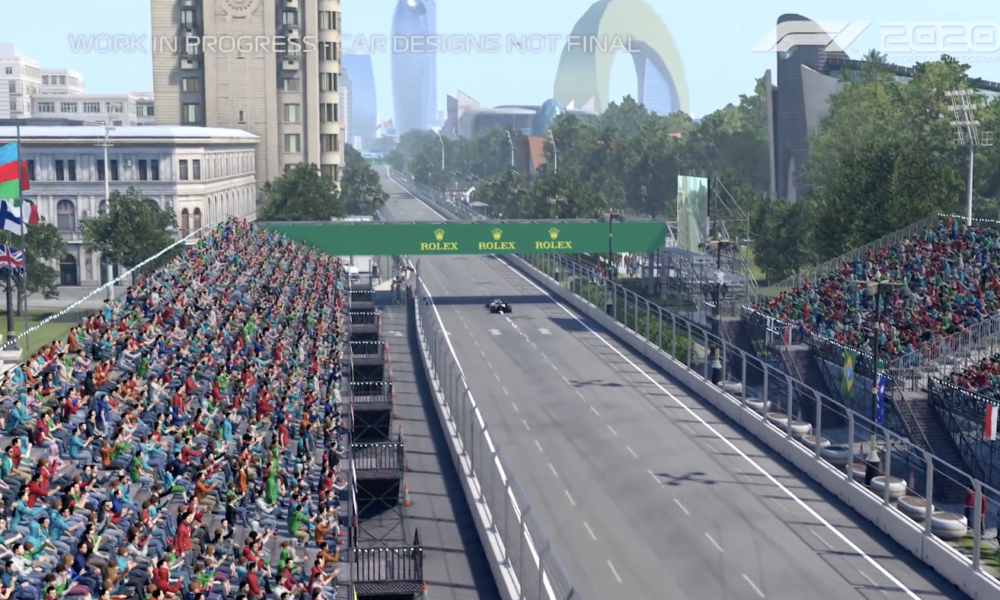 F1 2020 Gameplay Video Featuring Baku City Circuit - Operation Sports