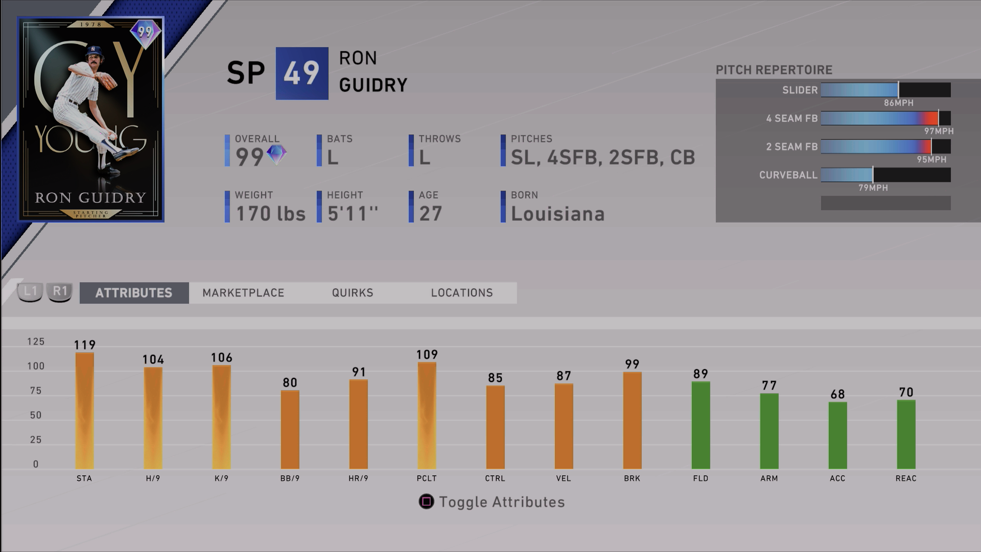 99 Rickey Henderson Attributes - Event Reward : r/MLBTheShow