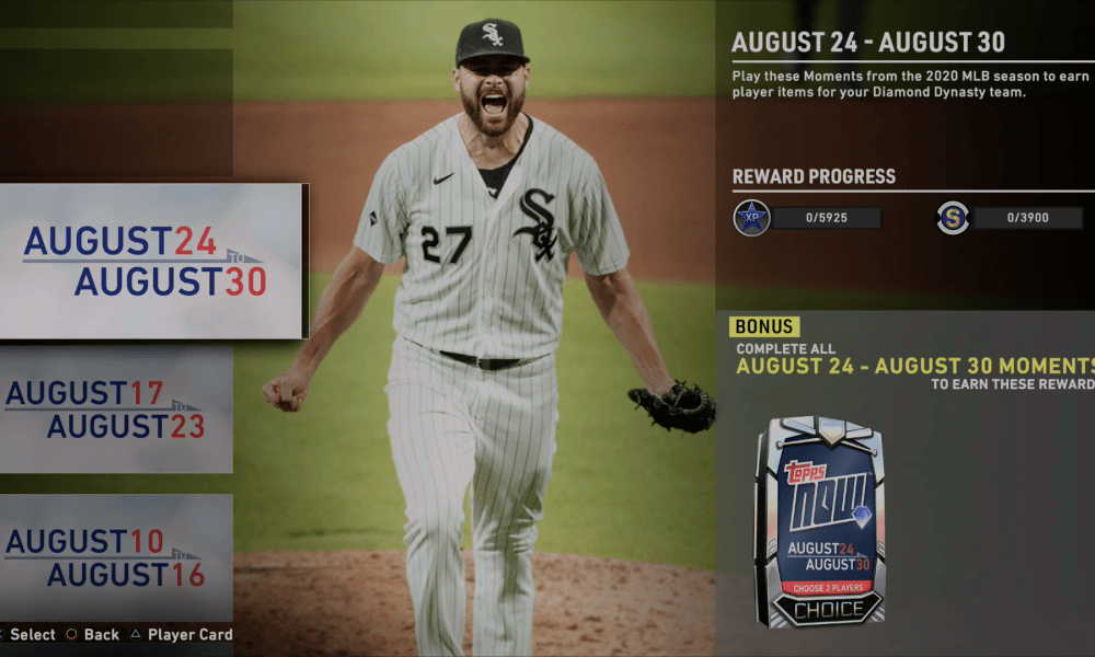 MLB The Show 20: Lucas Giolito, 12/09/2020