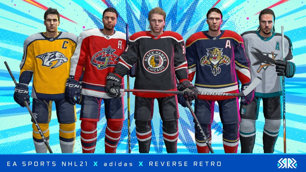 NHL 21 Reverse Retro  Time for the past to meet the present in #NHL21!  Score with style in #ReverseRetro jerseys, play with HUT Icons & throw it  way back with NHL
