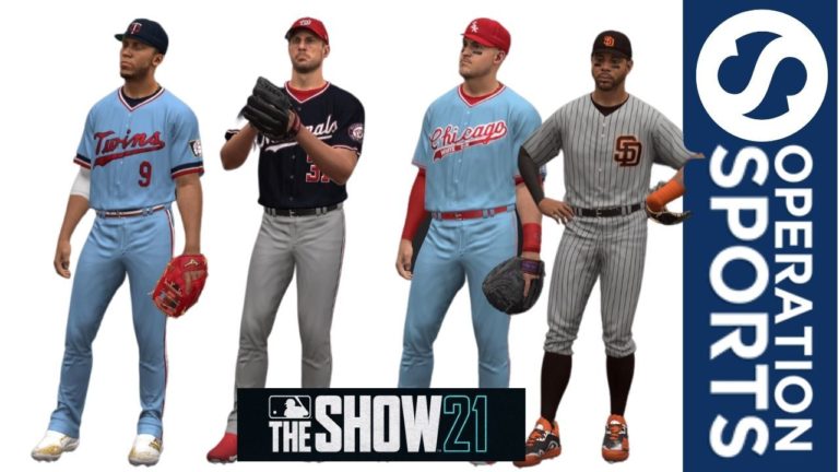 MLB The Show 21 - All MLB Uniforms Shown - Operation Sports