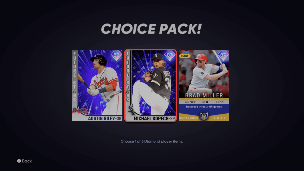 2nd Inning Program classics choice pack