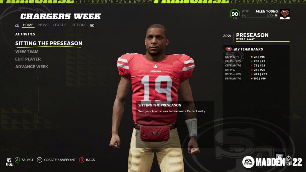 madden nfl 22 face of the franchise