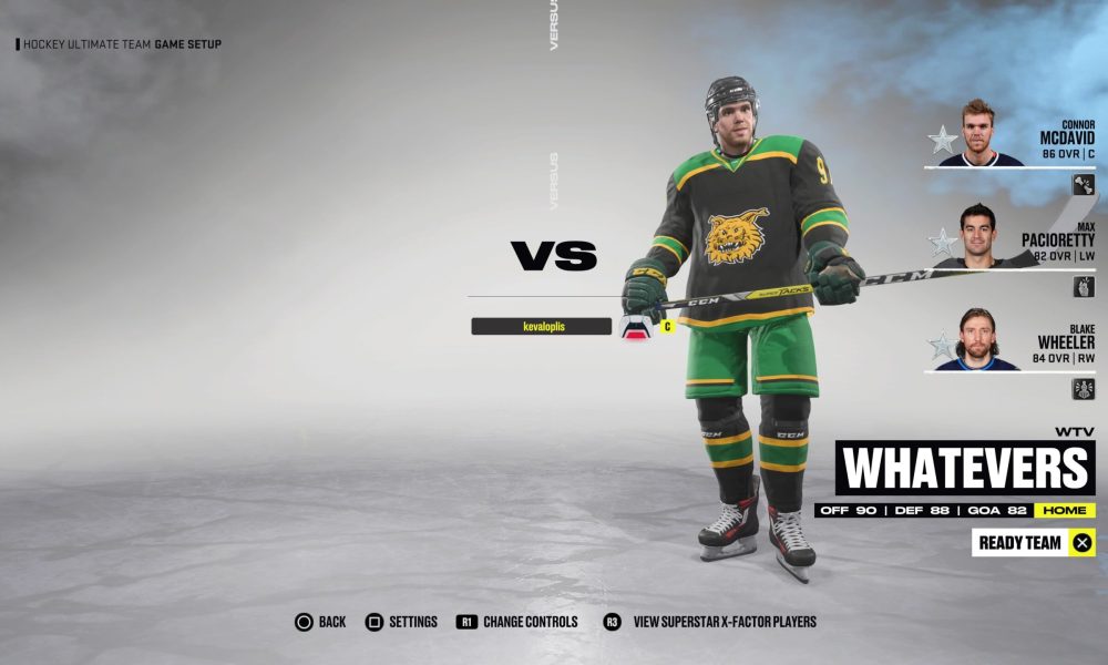 NHL 2021 Create a Team - Design Uniform and Adding Favorite Players. 