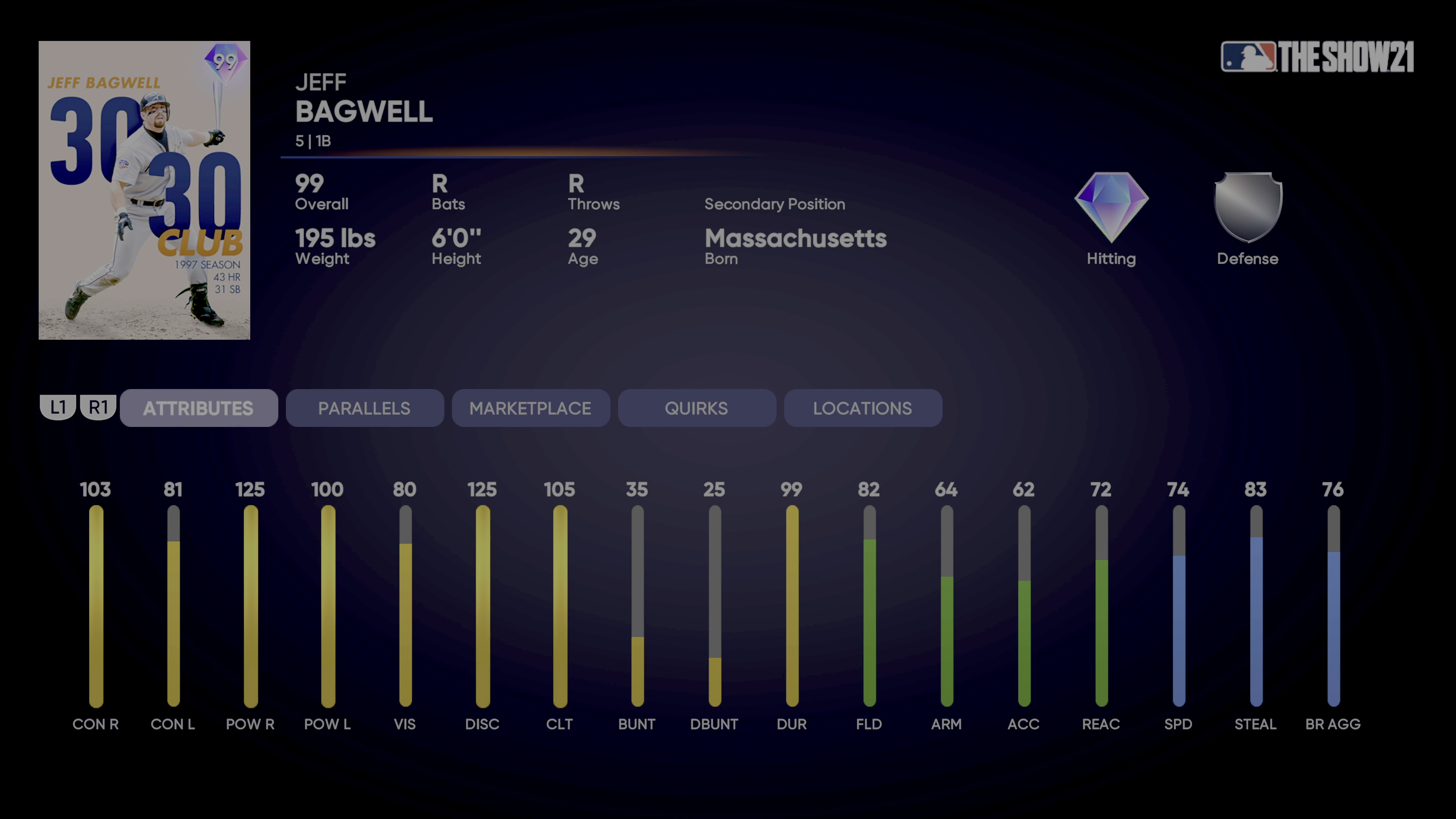 MLB The Show 21 Milestone Jeff Bagwell - Operation Sports