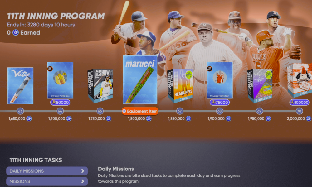MLB® The Show™ - 1st Inning Program and 1st Week of New Content!