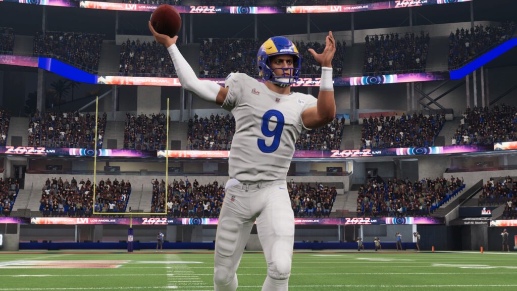 Madden 22 Super Bowl LVI Sim