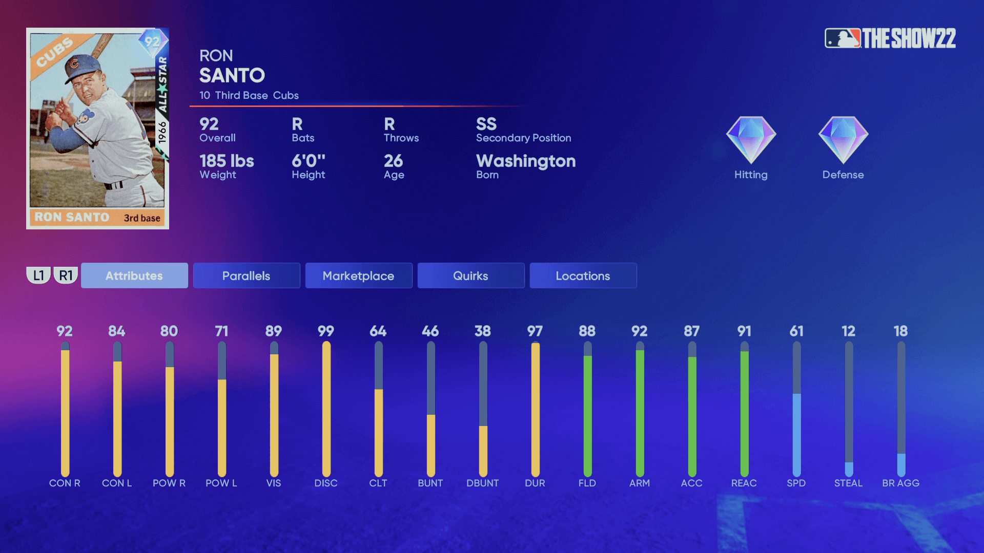 MLB The Show on X: Battle Royale (BR) Program 2 brings the Hall of Fame  Legend Ron Santo to #MLBTheShow 22! 💪  / X