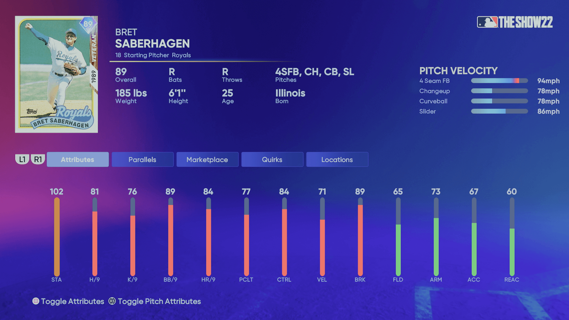 Parallel xp mlb the show 22