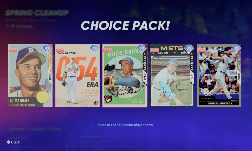 MLB The Show 21 - Headliners Set 9 Breakout Eddie Mathews