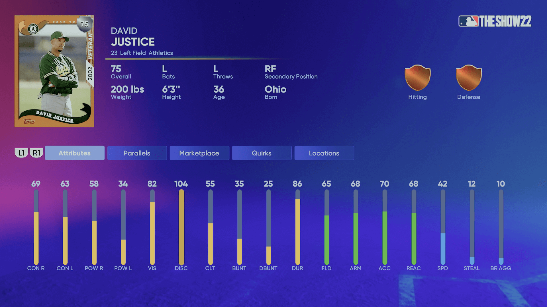 How To Create David Justice MLB The Show 22 