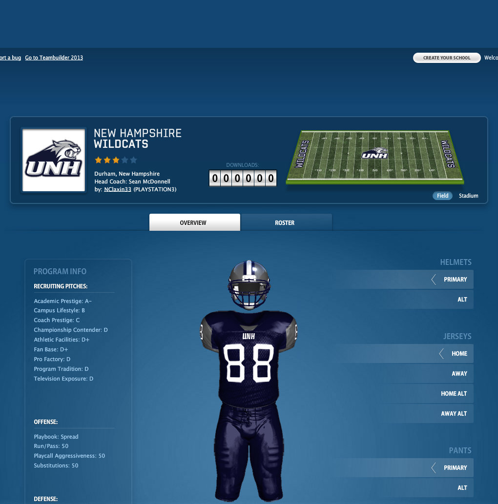 EA Sports College Football TeamBuilder - Operation Sports