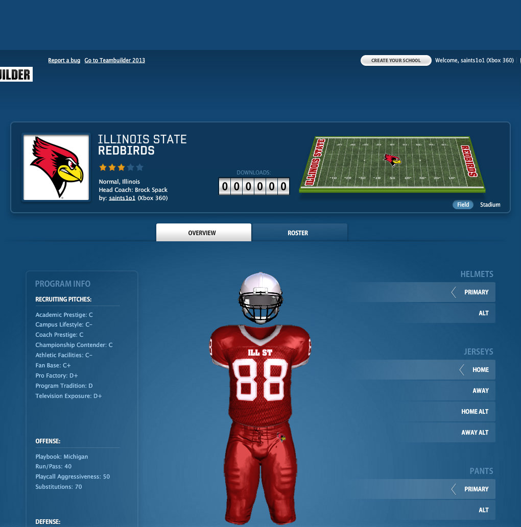 EA Sports College Football TeamBuilder - Operation Sports