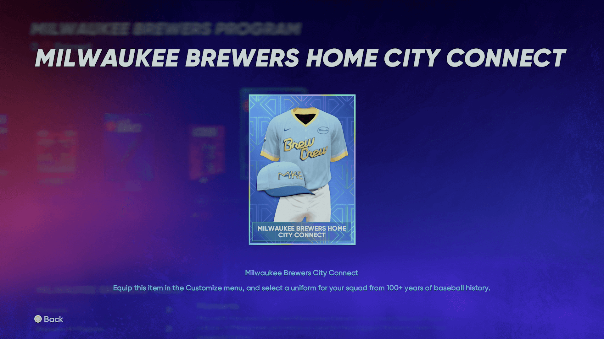 Brewers City Connect Uniforms