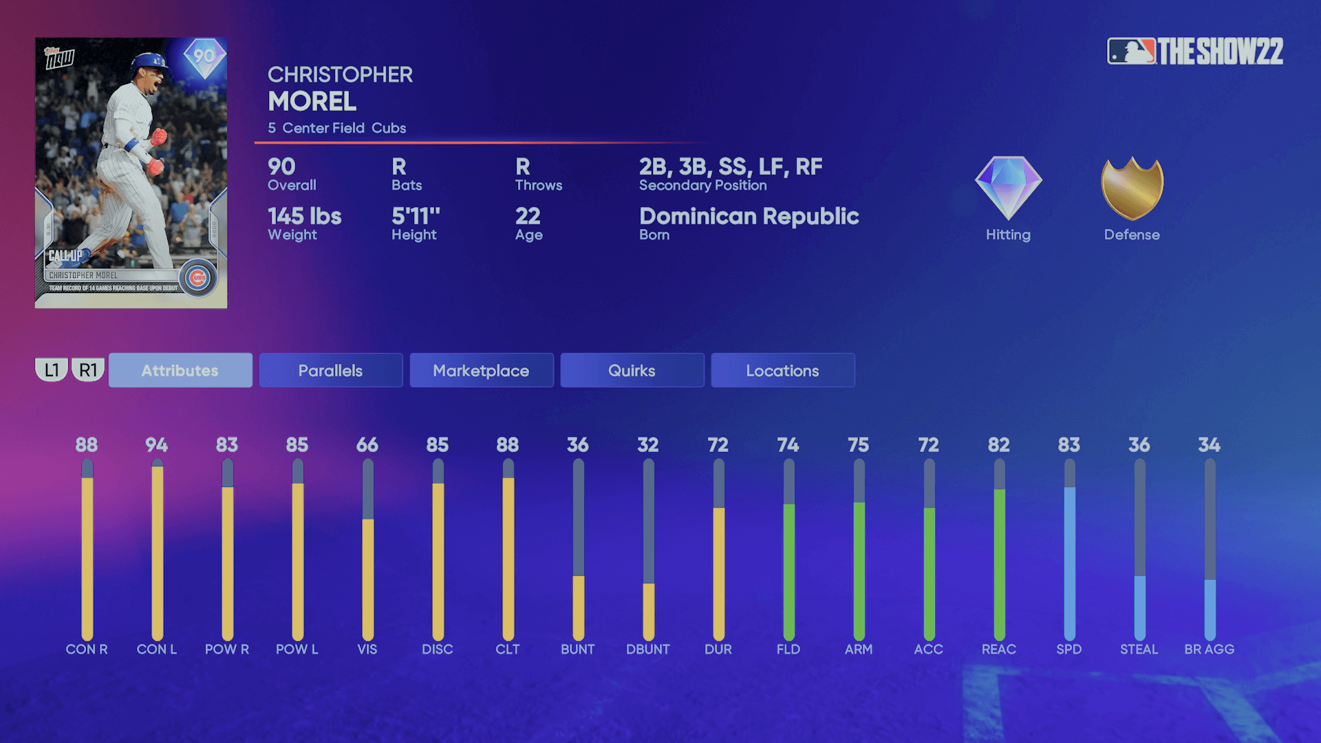 MLB The Show 23: Monthly Awards Christopher Morel - ShowZone