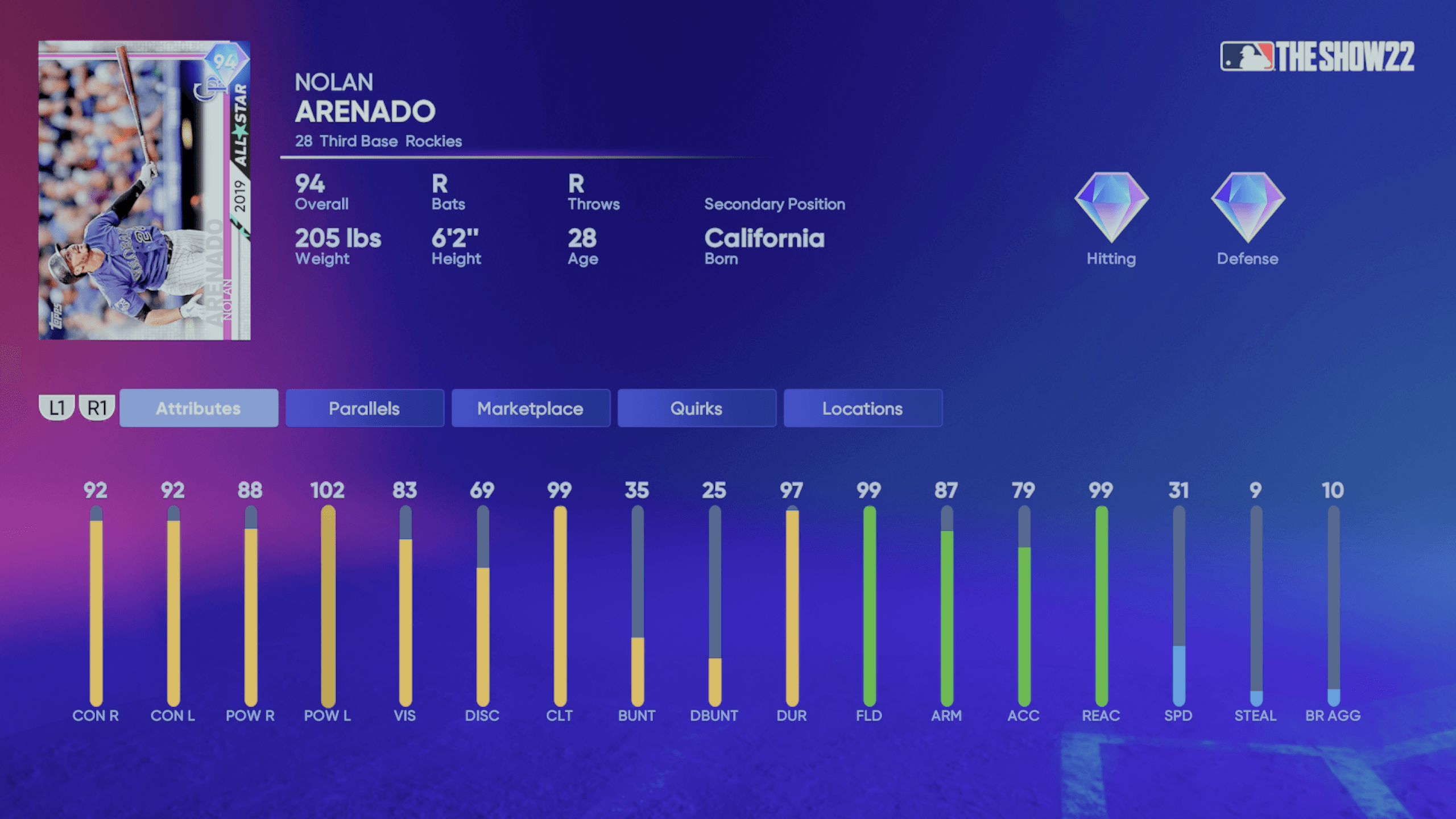 MLB The Show 21 - Nolan Arenado