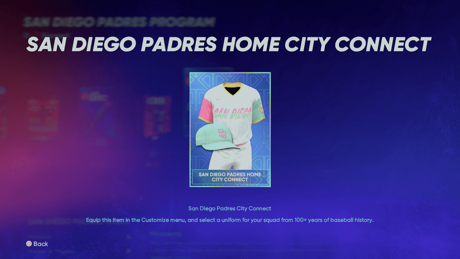 Nike City Connect Uniform Program: San Diego Padres 