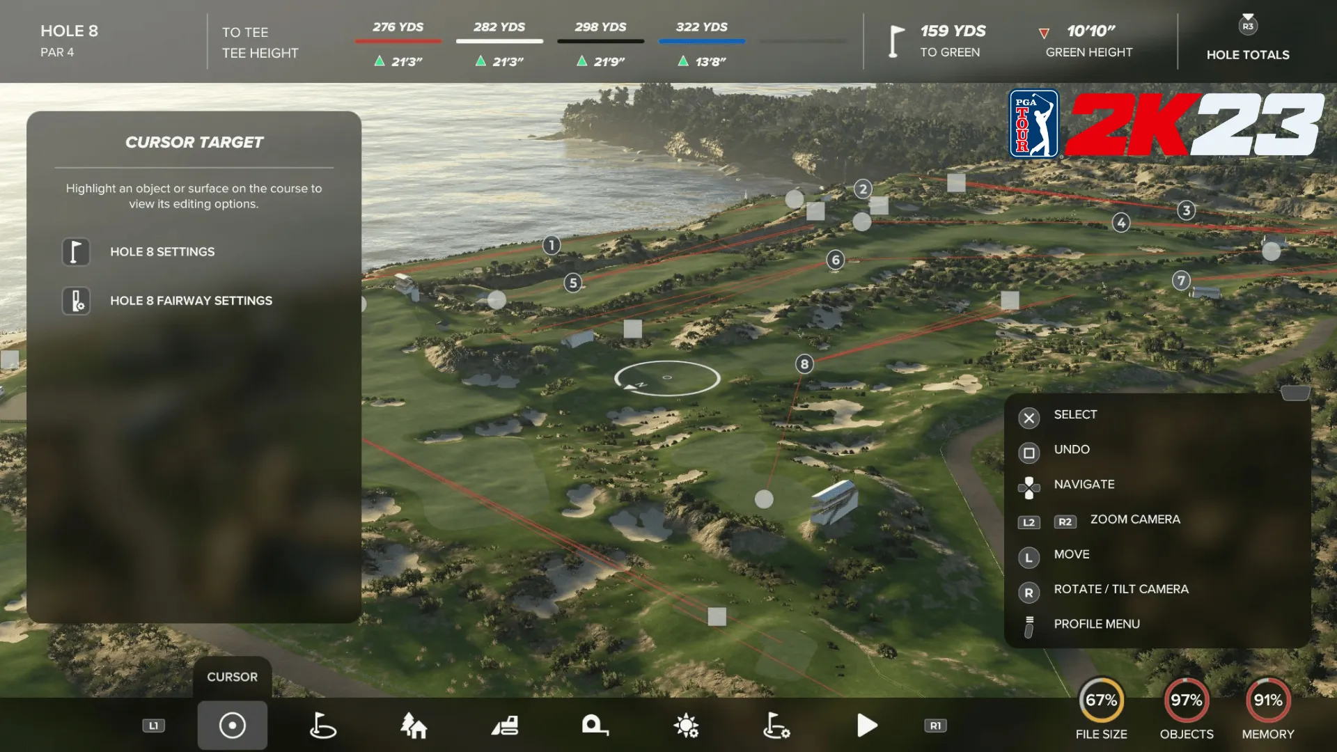 PGA Tour 2K23 Course Designer Upgrades Revealed Operation Sports