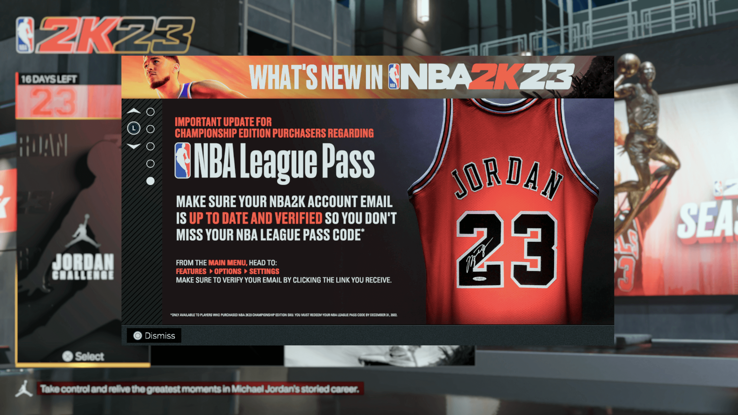 NBA 2K23 NBA League Pass Code Issues Operation Sports