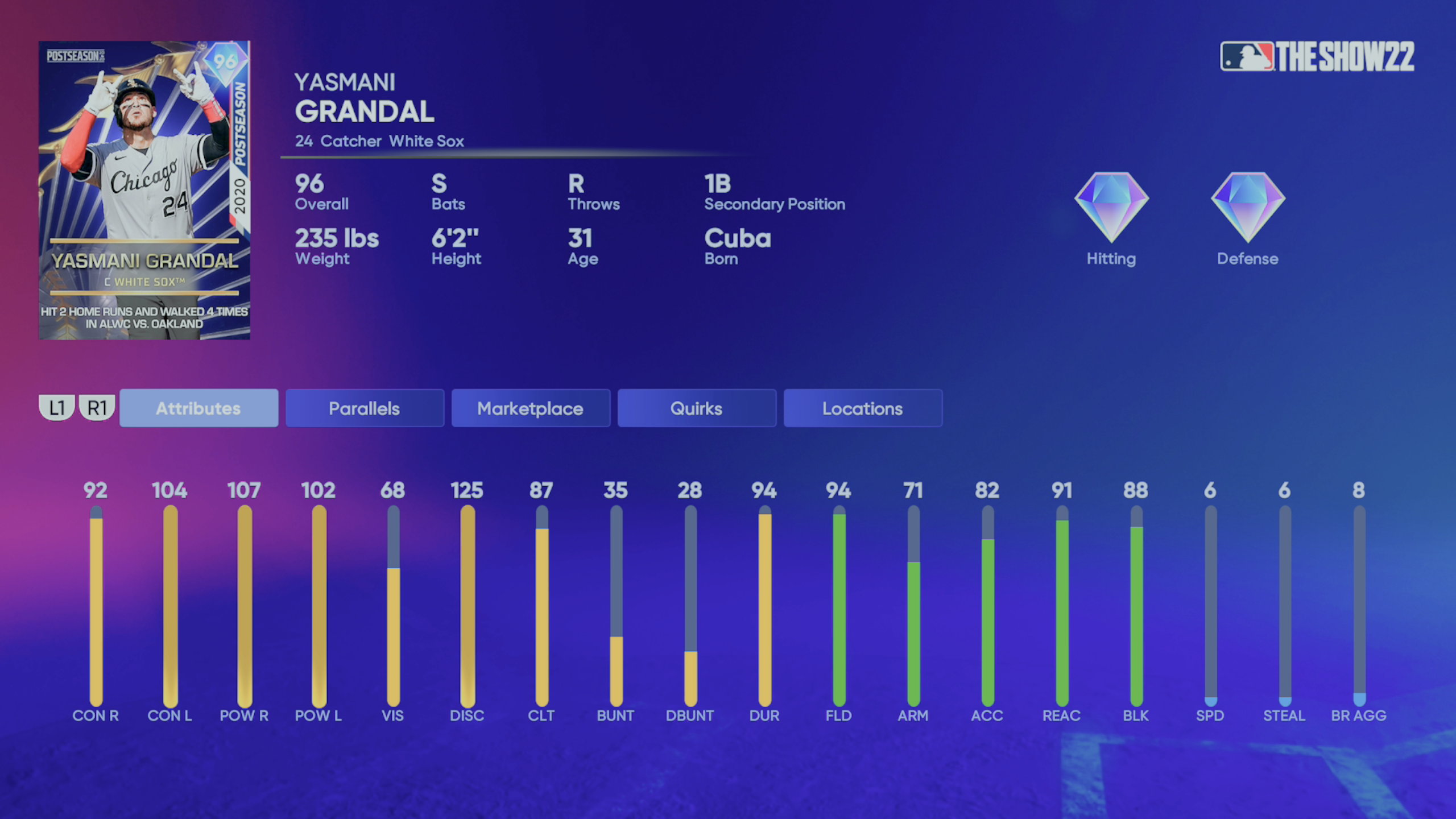 MLB The Show 21 - Yasmani Grandal