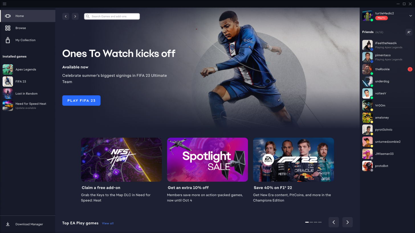EA Officially Launches New App on PC to Replace Origin