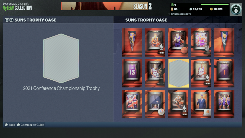 Current Trophy Case Pack - MyTEAM - 2K Gamer