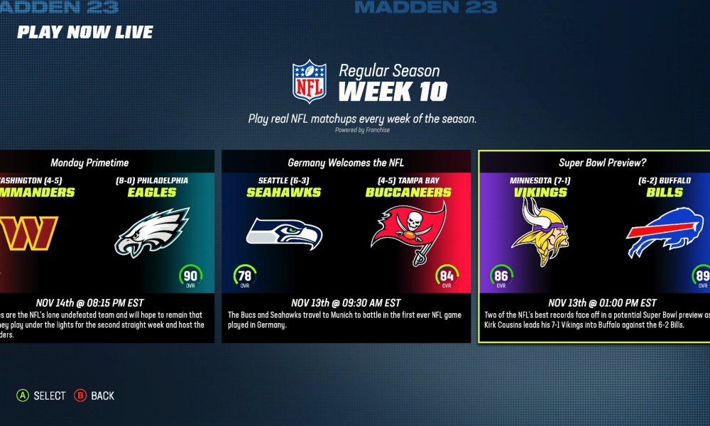 Can't even update their Playoff Picture in Franchise : r/Madden