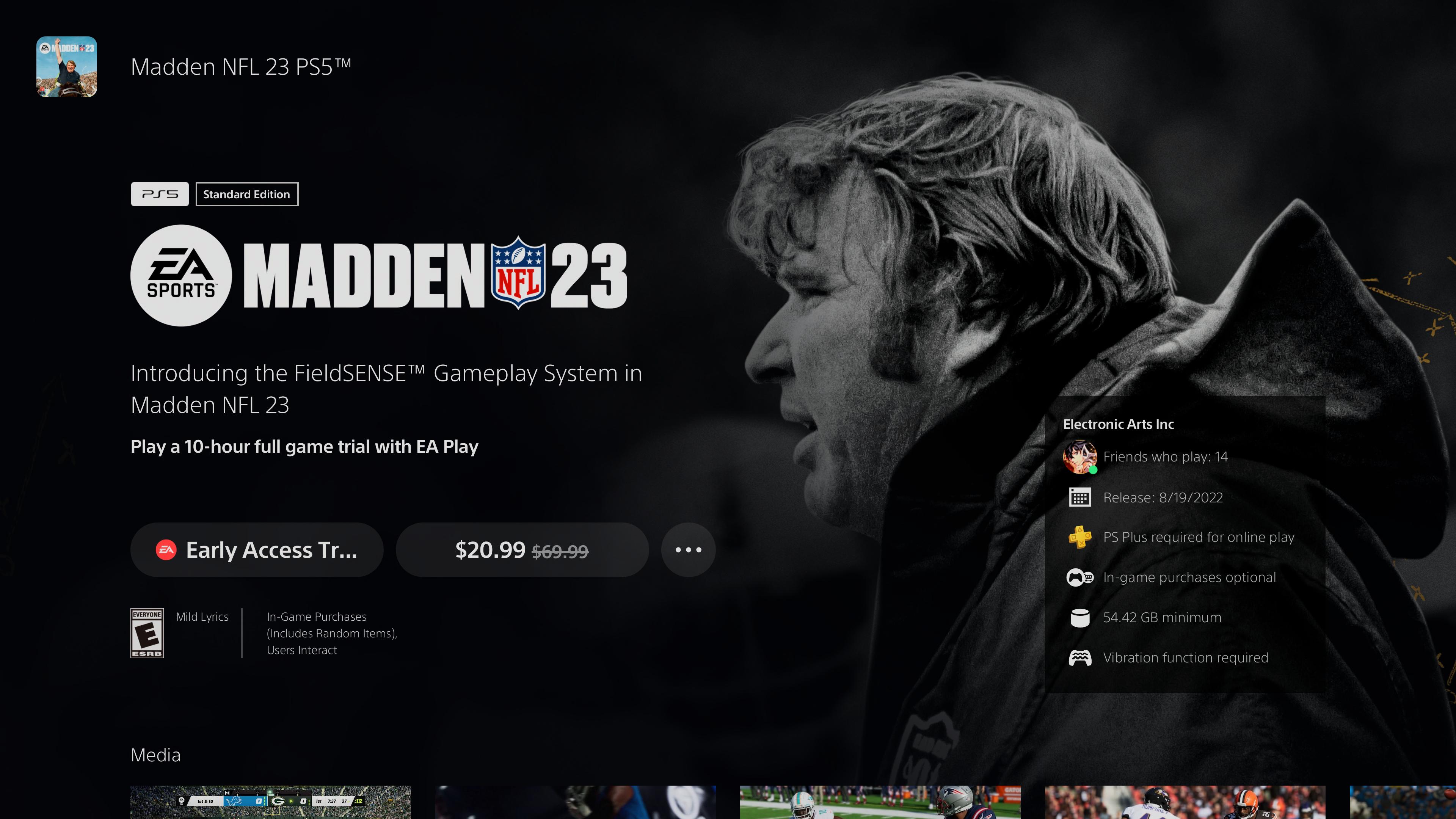 So if I get EA Play Pro I can play Madden unlimited for a month 10