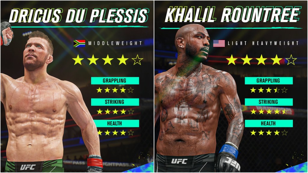 EA Sports UFC 4 Adds Dricus Du Plessis and Khalil Rountree Jr. to Roster