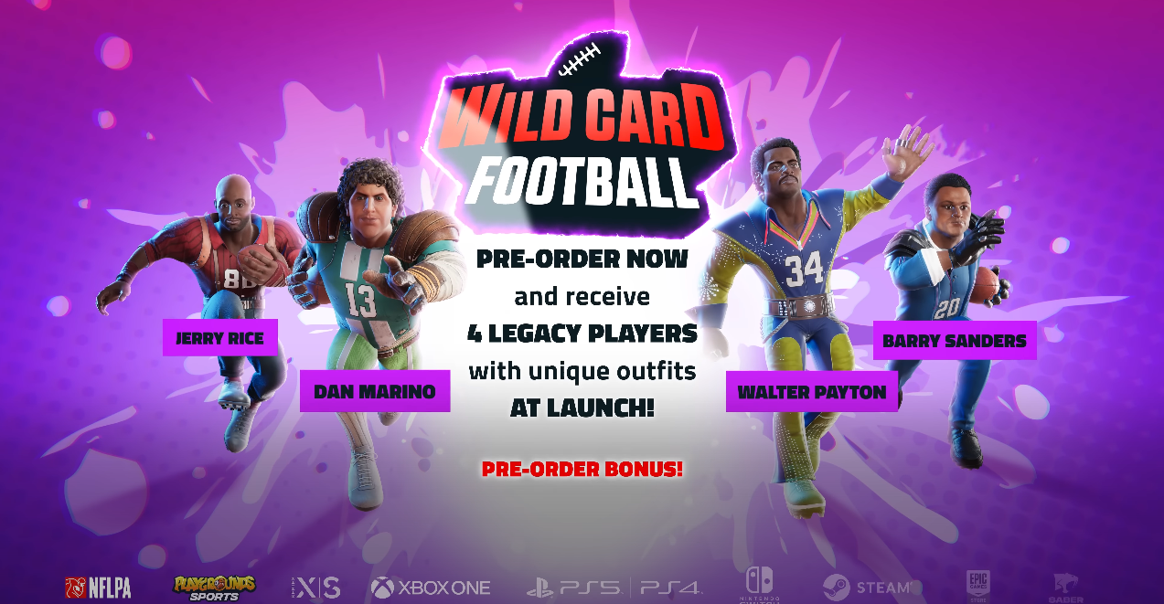 Wild Card Football Recreates Legendary Players as a Pre-Order