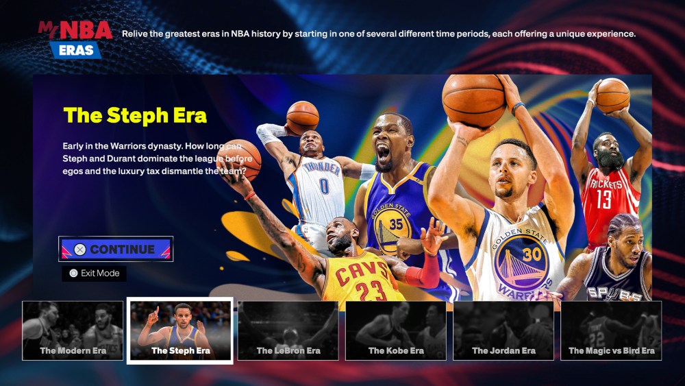 NBA 2K25 MyNBA MyGM The Steph Era